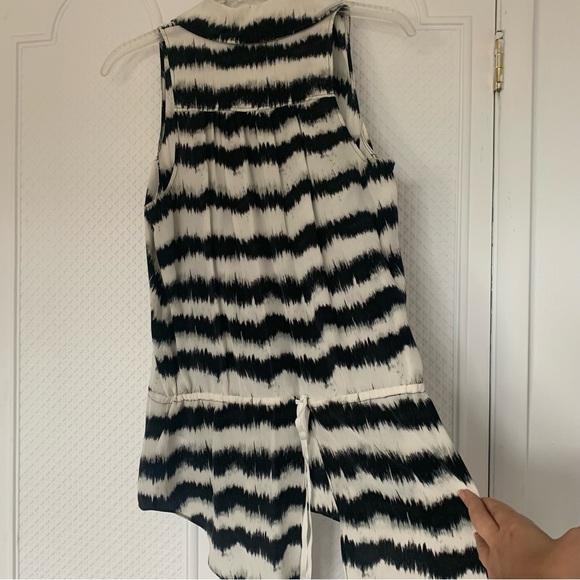 Tracey Reese | Silk Stripe Blouse - Picture 2 of 8